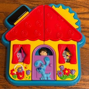 Vintage 2001 BLUES CLUES Surprise & Find Plastic 3D Puzzle Mattel Plastic 11 pcs
